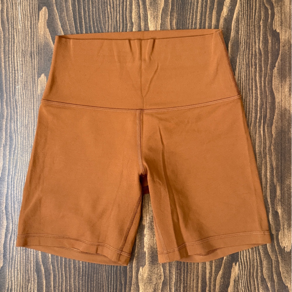 lululemon athletica Orange Athletic Shorts